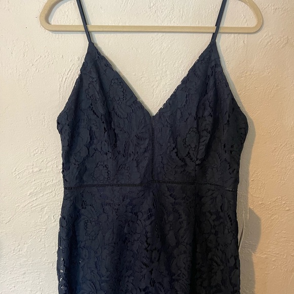 ASTR LACE BLUE DRESS - Picture 3 of 5